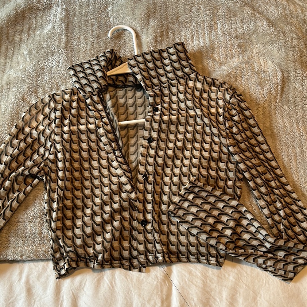 Misguided crop long sleeve